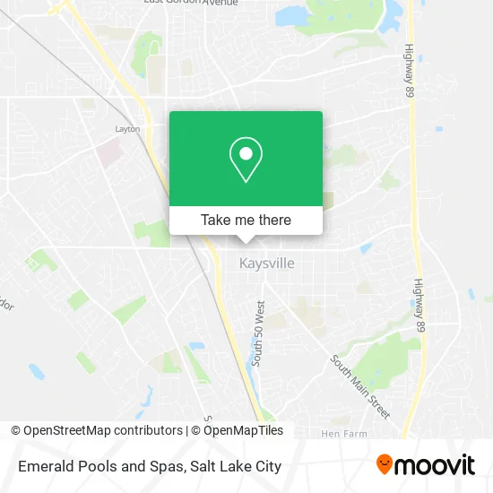 Mapa de Emerald Pools and Spas