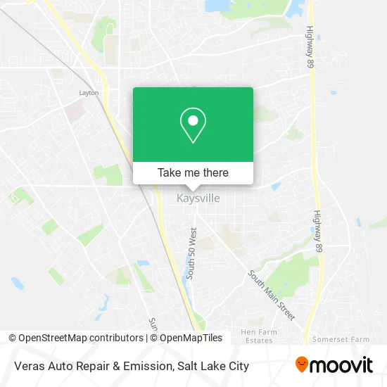 Mapa de Veras Auto Repair & Emission