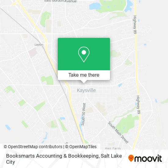 Mapa de Booksmarts Accounting & Bookkeeping