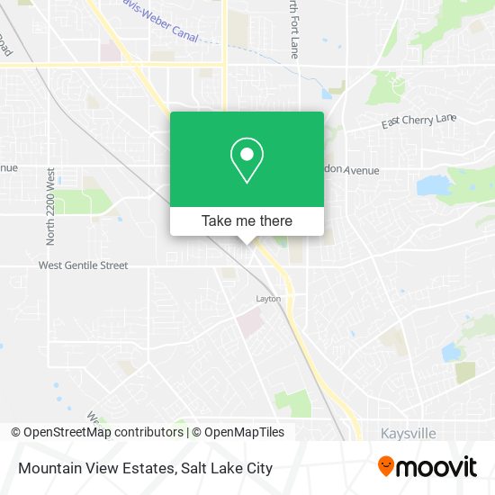 Mapa de Mountain View Estates