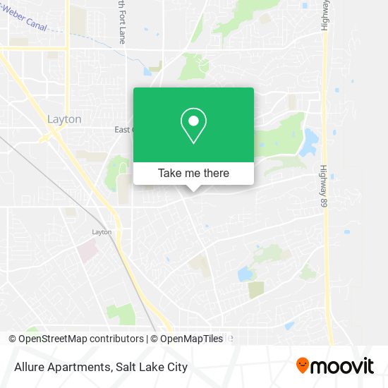 Allure Apartments map