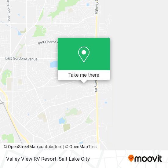 Valley View RV Resort map