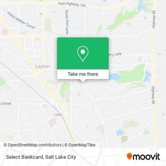 Select Bankcard map