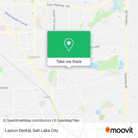 Layton Dental map