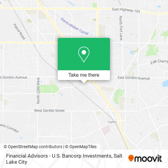 Financial Advisors - U.S. Bancorp Investments map