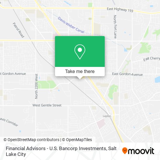 Mapa de Financial Advisors - U.S. Bancorp Investments