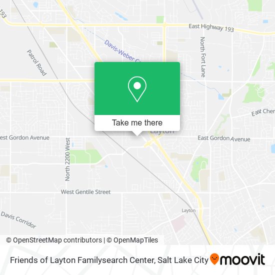 Mapa de Friends of Layton Familysearch Center
