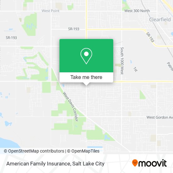 American Family Insurance map