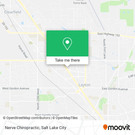 Nerve Chiropractic map