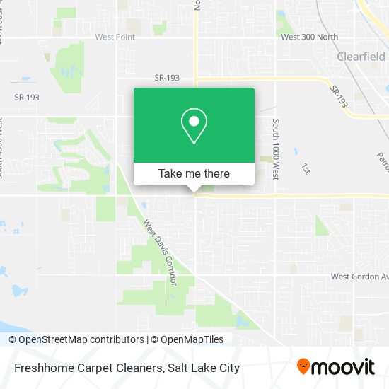 Freshhome Carpet Cleaners map