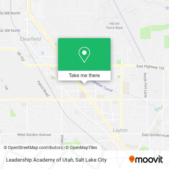 Leadership Academy of Utah map