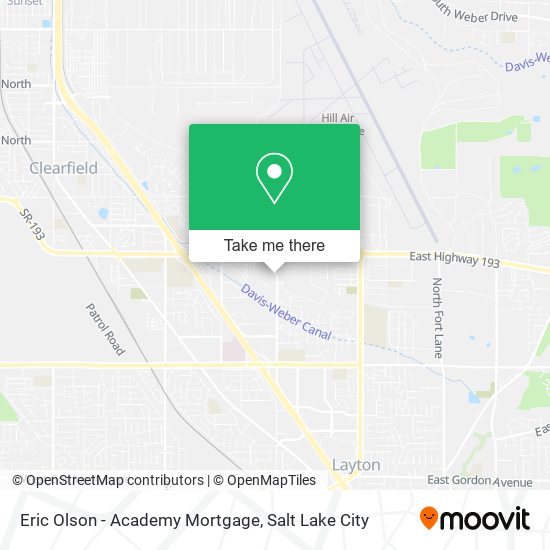 Eric Olson - Academy Mortgage map
