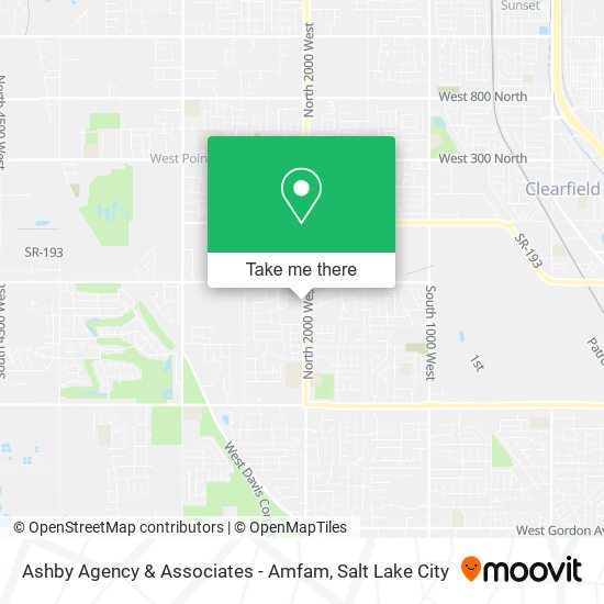 Ashby Agency & Associates - Amfam map