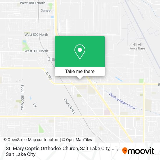 Mapa de St. Mary Coptic Orthodox Church, Salt Lake City, UT