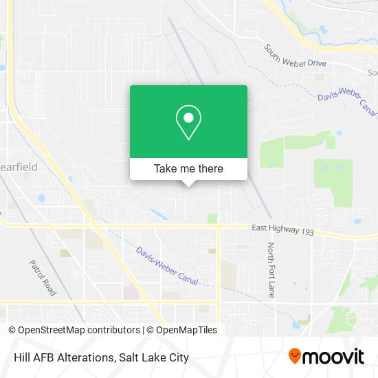Mapa de Hill AFB Alterations