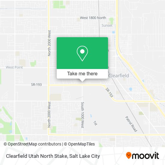 Mapa de Clearfield Utah North Stake