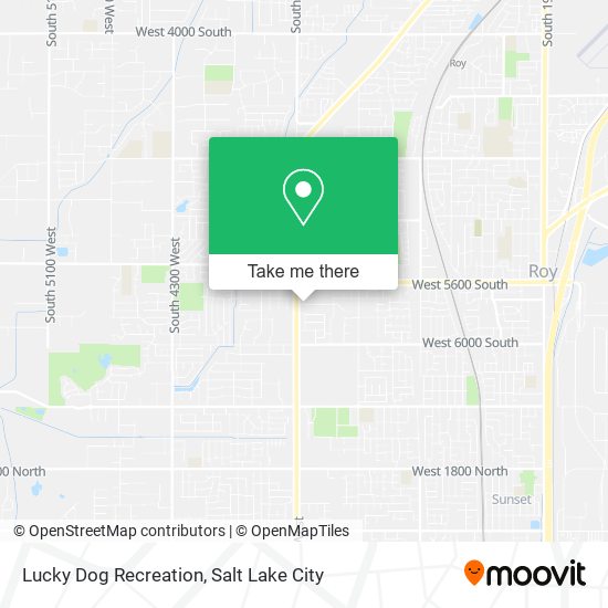 Lucky Dog Recreation map