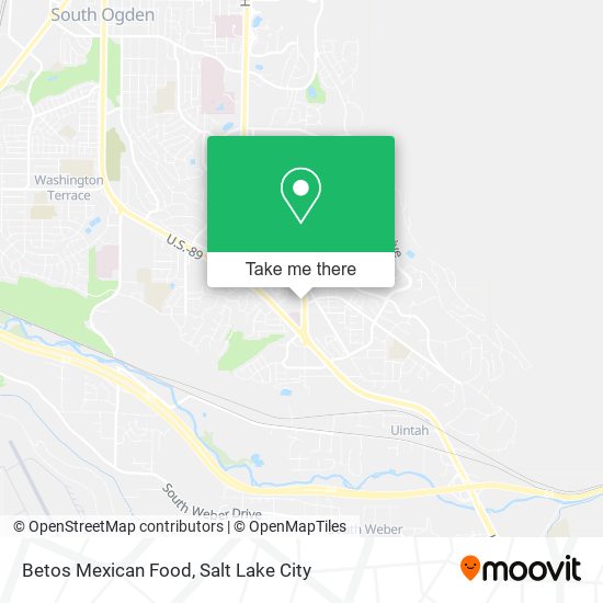 Betos Mexican Food map