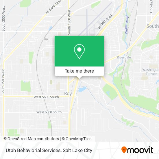 Utah Behaviorial Services map