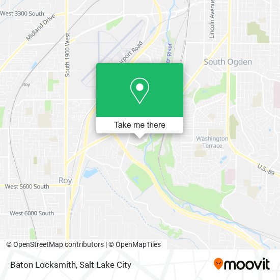 Baton Locksmith map