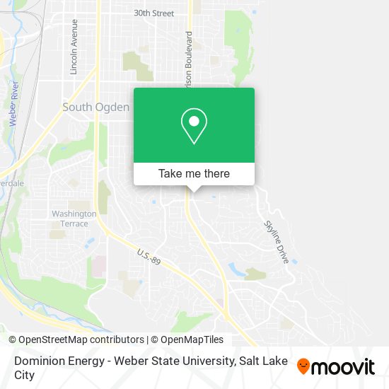 Mapa de Dominion Energy - Weber State University