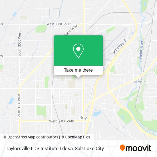 Taylorsville LDS Institute Ldssa map