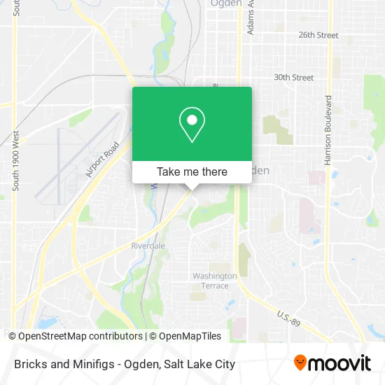 Mapa de Bricks and Minifigs - Ogden