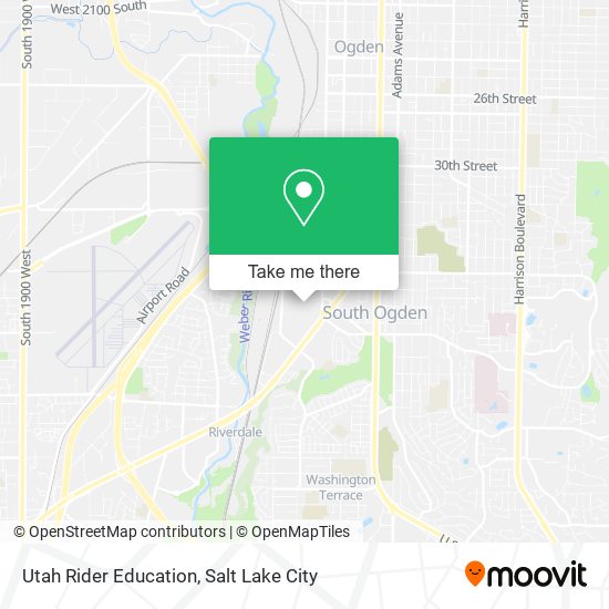 Utah Rider Education map