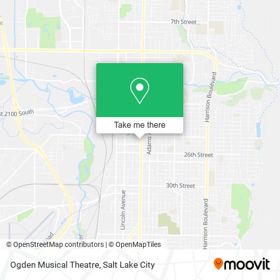 Ogden Musical Theatre map