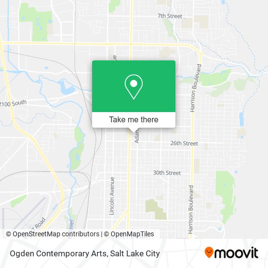 Ogden Contemporary Arts map