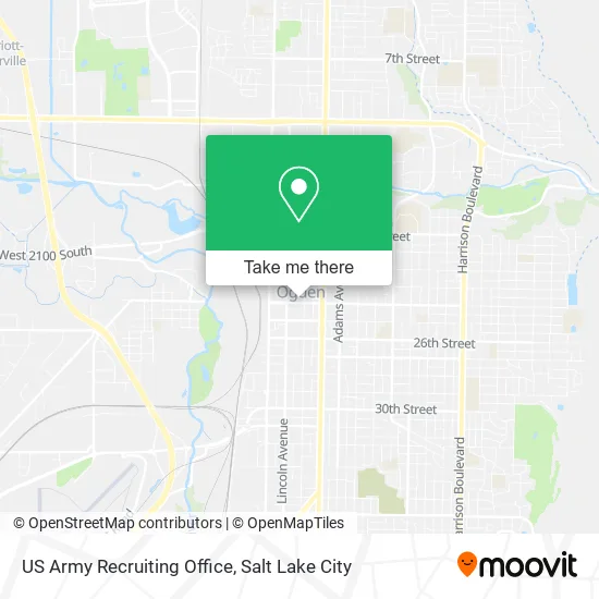 US Army Recruiting Office map