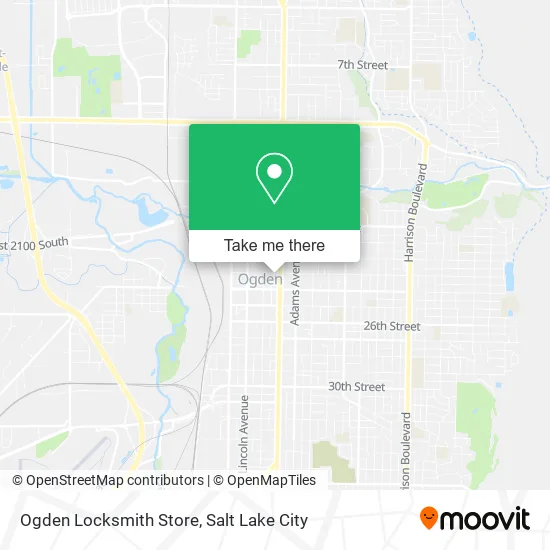 Ogden Locksmith Store map
