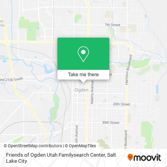 Friends of Ogden Utah Familysearch Center map