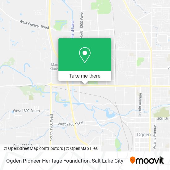 Ogden Pioneer Heritage Foundation map