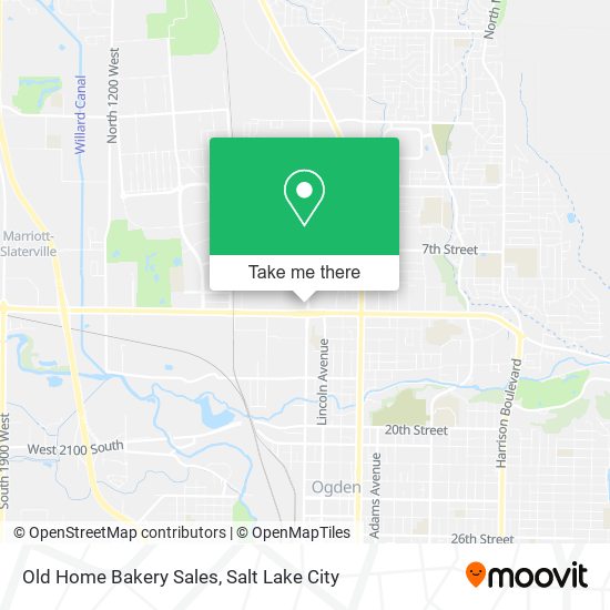 Old Home Bakery Sales map