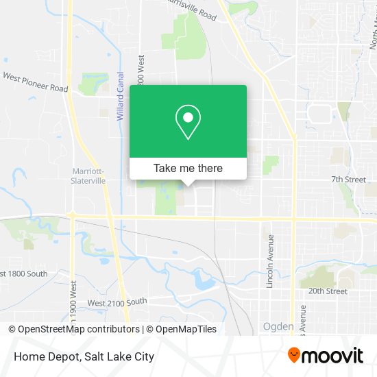 Home Depot map