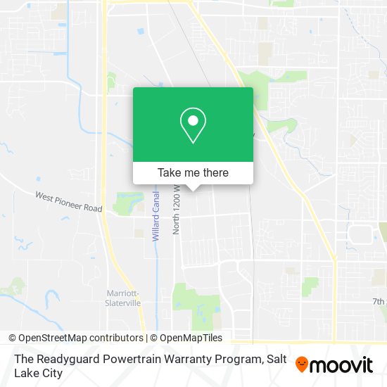 The Readyguard Powertrain Warranty Program map