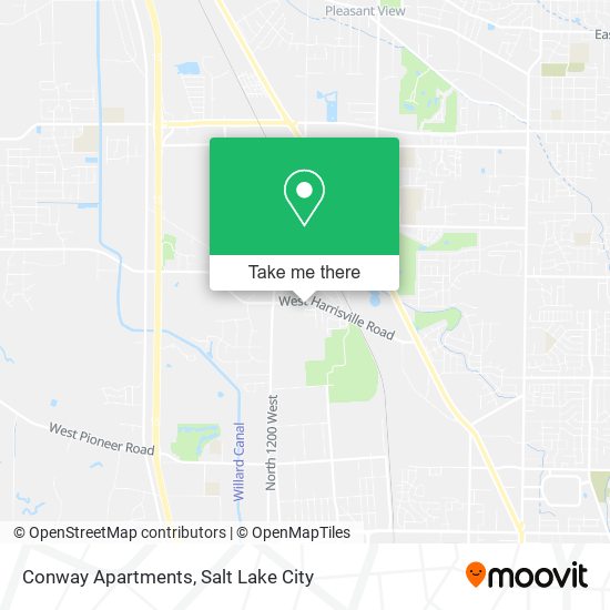 Mapa de Conway Apartments