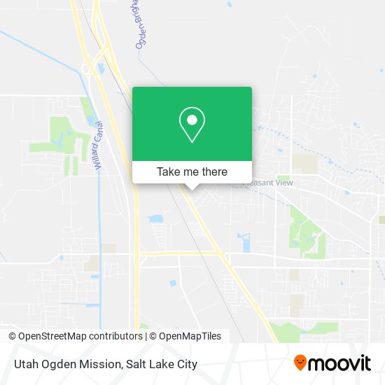 Mapa de Utah Ogden Mission