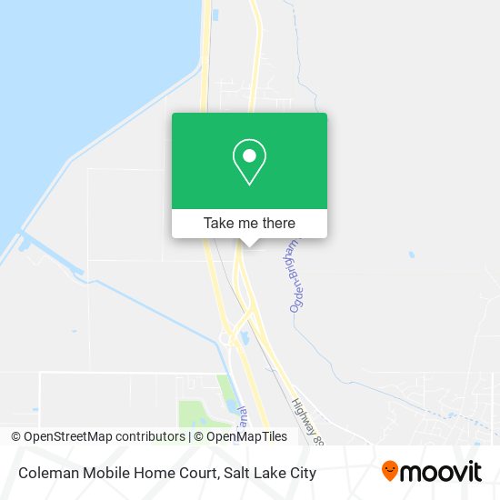 Mapa de Coleman Mobile Home Court