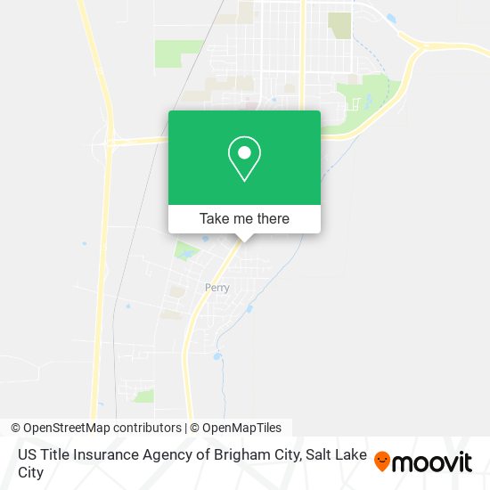 Mapa de US Title Insurance Agency of Brigham City