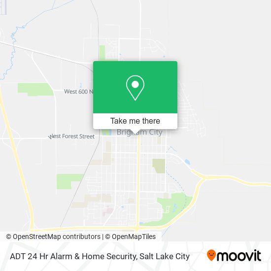 Mapa de ADT 24 Hr Alarm & Home Security
