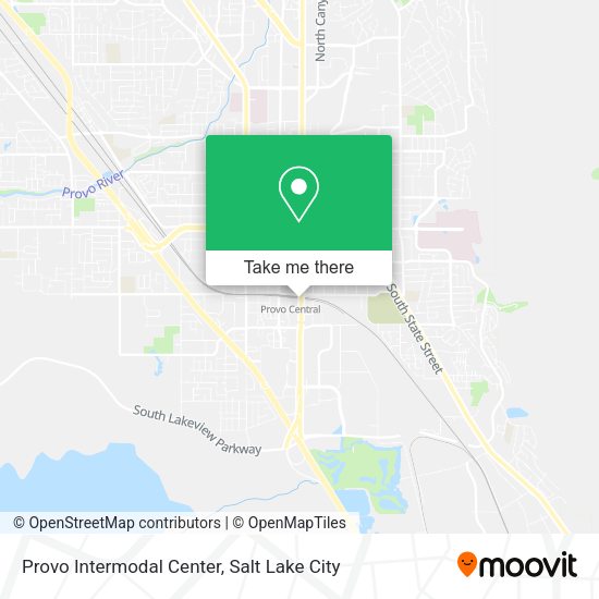 Provo Intermodal Center map