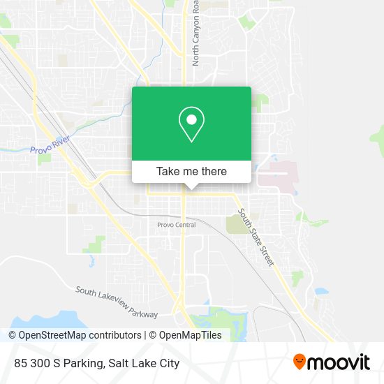 85 300 S Parking map