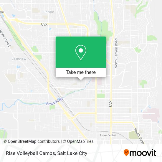 Rise Volleyball Camps map