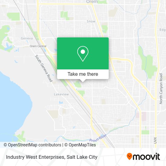 Industry West Enterprises map