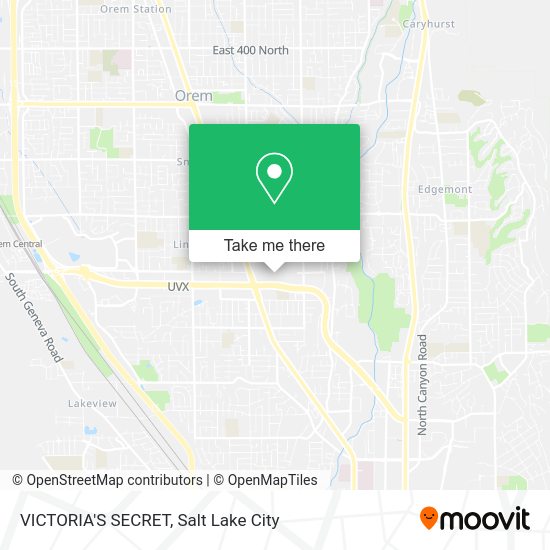 VICTORIA'S SECRET map