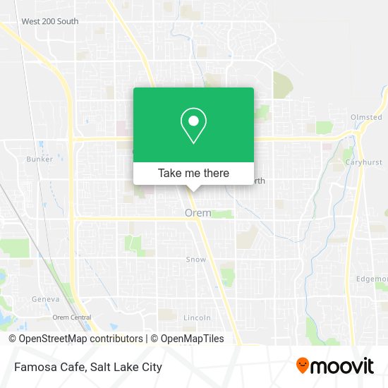 Famosa Cafe map