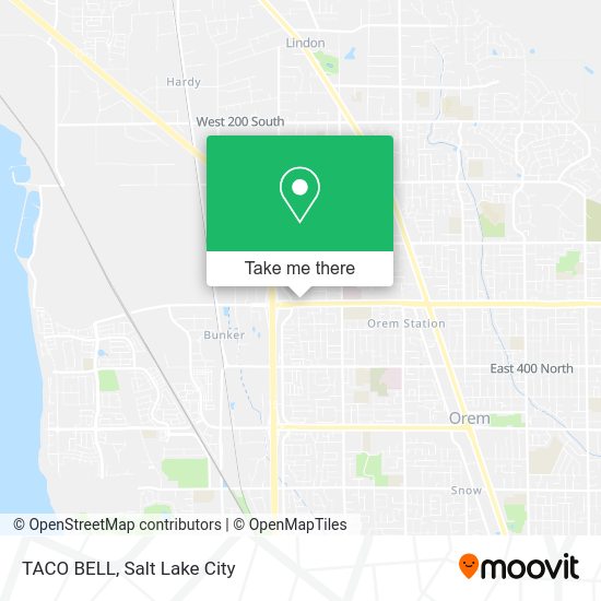 Mapa de TACO BELL