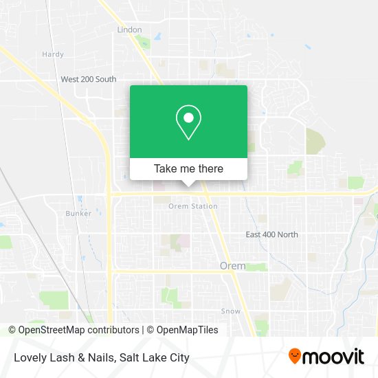 Lovely Lash & Nails map